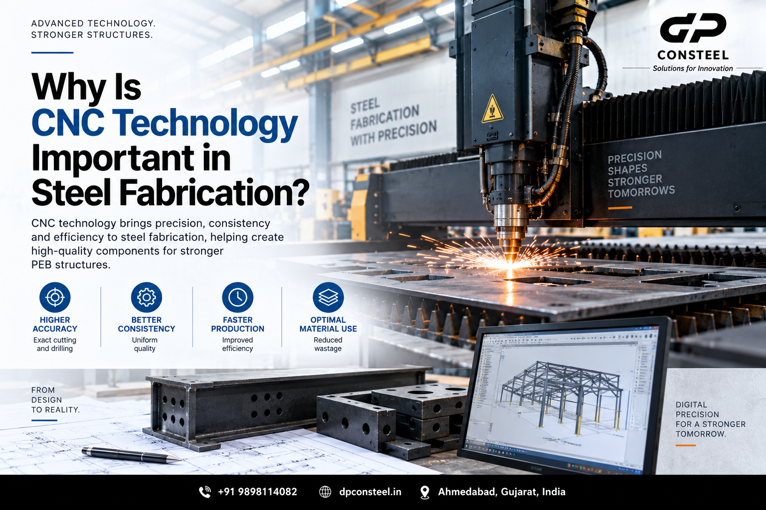 Why Is CNC Technology Important in Steel Fabrication?